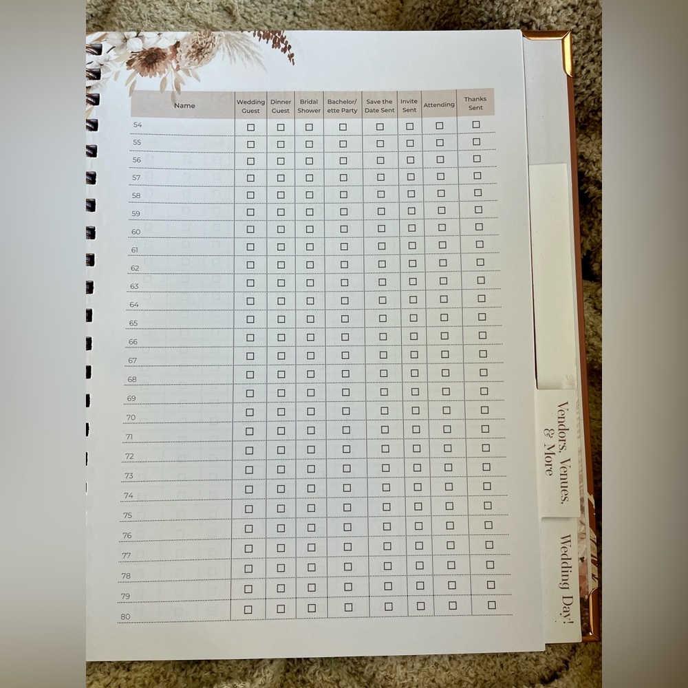 **Brand New** Wedding Planner (Hardcover) - Picture 9 of 15